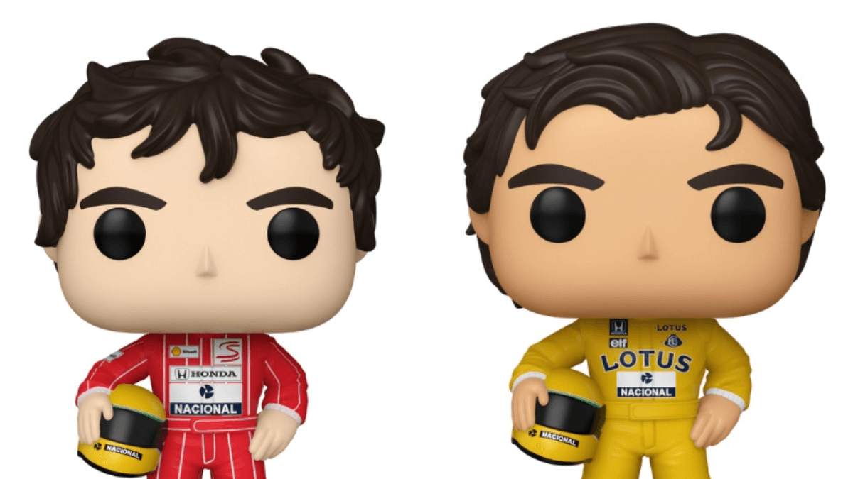 Ayrton Senna ganha coleção exclusiva de Funko Pop inspirados em momentos icônicos; veja os modelos