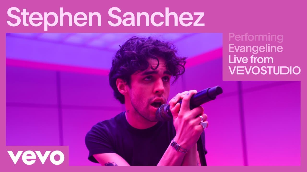 Stephen Sanchez - Evangeline ((Live Performance) | Vevo)