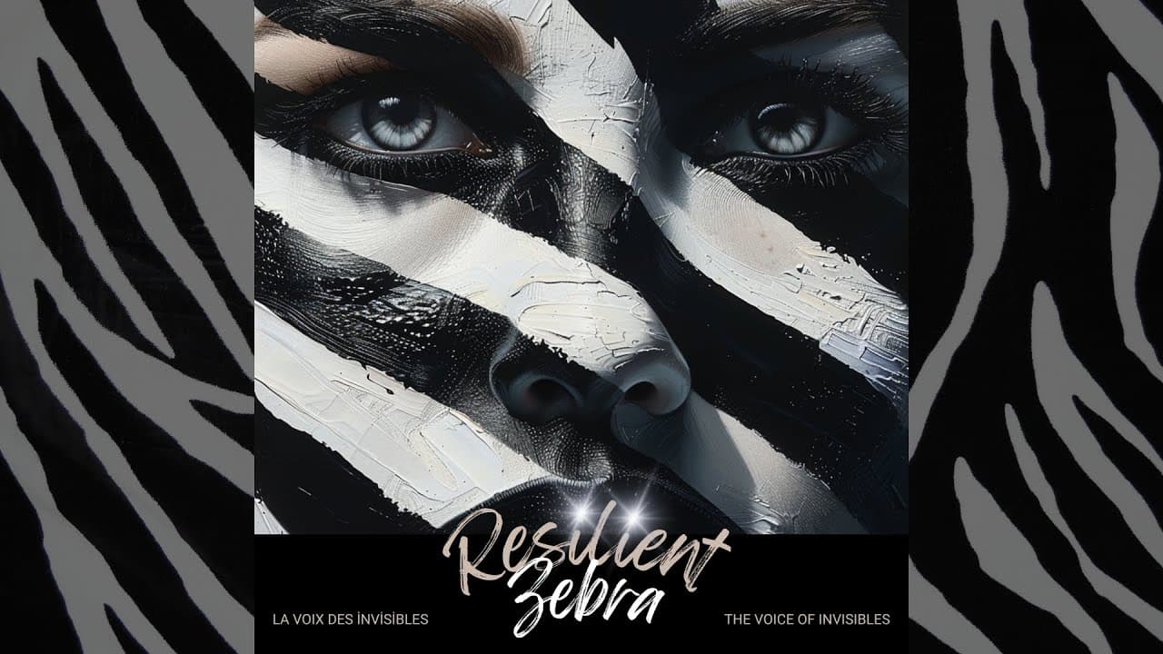 Resilient Zebra clip by Angélique Cassin (featuring AI)