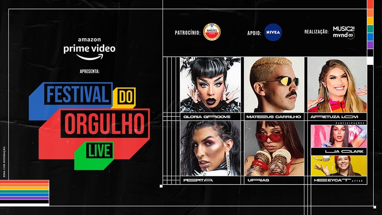 FESTIVAL DO ORGULHO LIVE 2021 - 26/06 às 21h
