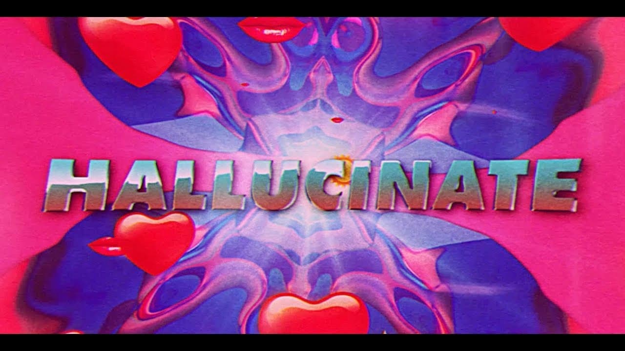 Dua Lipa - Hallucinate (Official Lyrics Video)