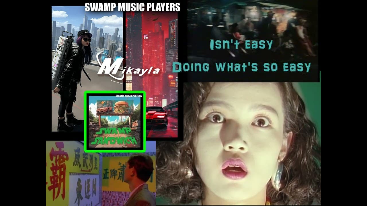 Mikayla featuring Steve Greene (lyric video) , Swamp Music Players