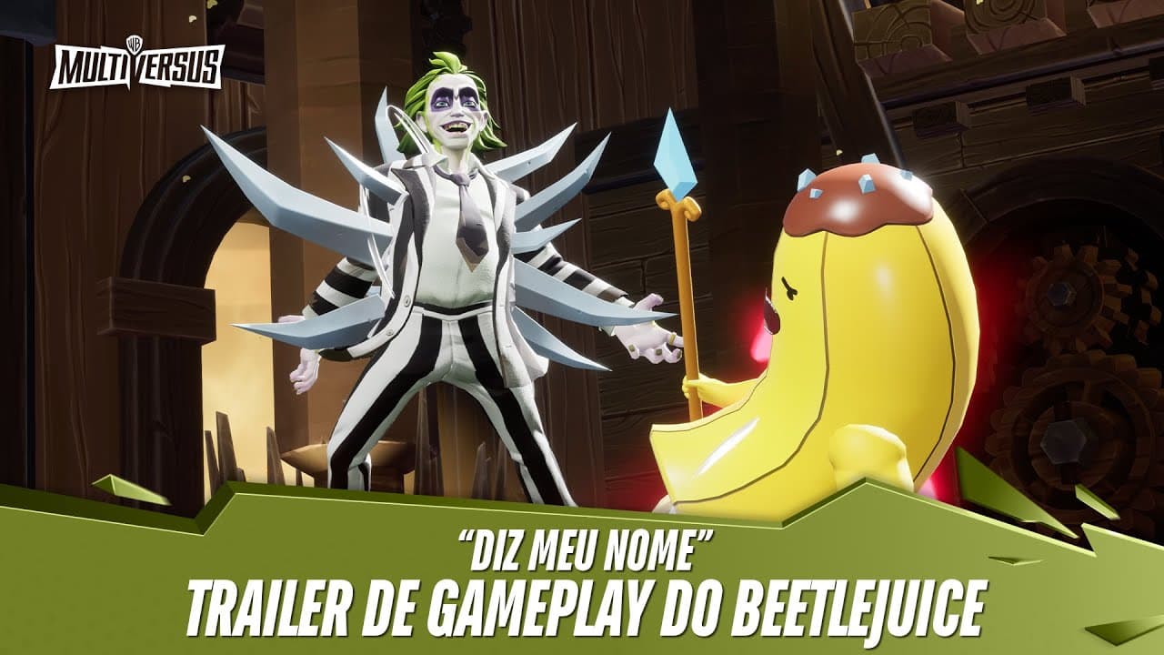 MultiVersus – “Diz Meu Nome” – Trailer Oficial de Gampeplay do Beetlejuice
