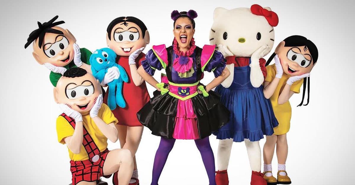 A Turma da Mônica e Hello Kitty estreiam musical com Li Martins no elenco