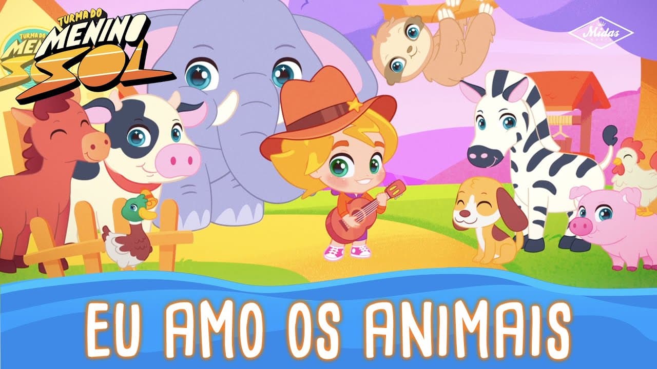 Turma do Menino Sol & Vitor Kley - Eu Amo os Animais (Videoclipe Oficial)