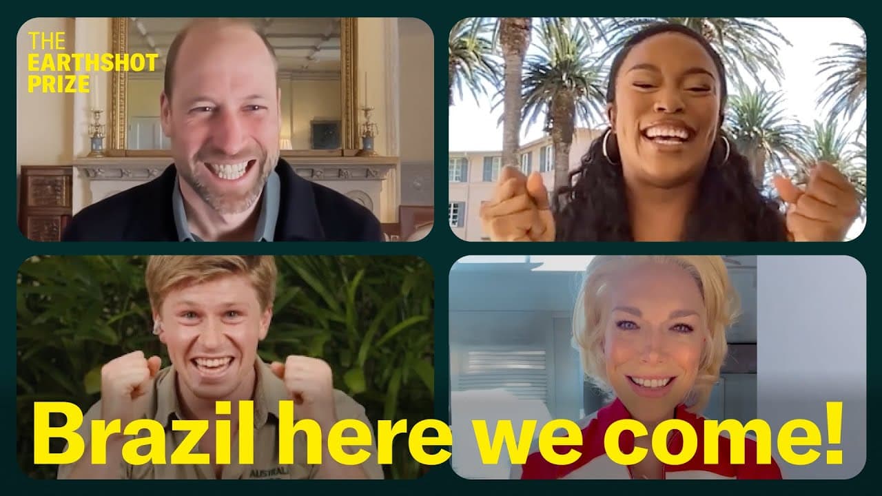 Prince William Announces The Earthshot Prize 2025 in Brazil!